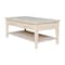 International Concepts Rectangle K12-3030-3, 48 W, 24 L, 19 in H, Wood, Unfinished OT-8C - alternate 6